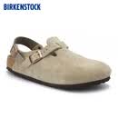 BIRKENSTOCK勃肯德国进口新品男女款牛皮绒面革Tokio包头系踝拖鞋 沙色窄版1028323 37