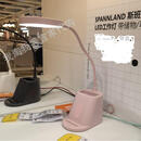 北欧宜家斯班兰 LED照明设备灯具带夹子可调光的写字台灯 粉红色505.448.53 其他