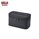 无印良品（MUJI） 锦纶 手提化妆包 洗漱包 F9S8070 黑色 约12.5x20.5x10.5cm