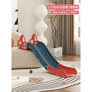 迈奇儿童室内滑滑梯宝宝床上滑梯大沙发小孩玩具床沿小型简易滑梯 小汽车橙总长186cm全高护栏