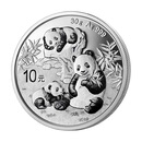 金永恒 2000年-2025年熊猫银币含银量99.9%银 熊猫币纪念币 2025年熊猫银币30克单枚