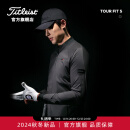 Titleist泰特利斯高尔夫服装男士外套24秋TOUR FITS男装高弹立领薄夹克 黑色 M