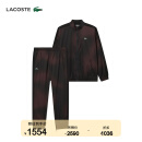 LACOSTE法国鳄鱼男装24秋季新款梅德韦杰夫系列休闲运动套装|WH2609 7V2/暗红/黑色 4 /175