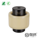 伽纳传动TGL曲面齿尼龙齿式高强度联轴器 油泵电机连接器 45钢内齿连接轴器45齿或32齿 刚性联轴器 TGL14-外径40 2-3天