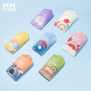 kocotreekk树一次性雨衣便携防雨卡片应急户外旅行必备混色7个装 儿童版