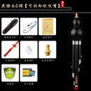 琴吟全红木专业演奏型黑檀木葫芦丝乐器初学C调学生考级自学成人降b调 可拆嘴全黑檀木C调 皮盒+中国结+酒精棉