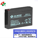 B.B.BATTERY 美美电池 HR9-6 UPS电池 高率电池 HB阻燃 6V9AH