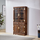 甘木匠红木家具非洲鸡翅木 (学名: 非洲崖豆木)中式实木书桌椅组合大班台办公桌老板桌 书柜一个