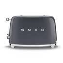 SMEG50 年代复古风格美学 2 片烤面包机 石板灰 机 石板灰