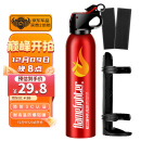 火焰战士灭火器车载车用家用汽车便携消防器材3C认证干粉灭火器520g红色