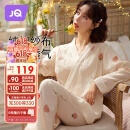 婧麒（JOYNCLEON）月子服夏薄款孕妇哺乳睡衣产后外出棉纱布透气不闷热 XL jyz17747