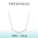 蒂芙尼【圣诞礼物】 Tiffany T 系列 Smile 项链 微笑项链