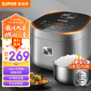 苏泊尔（SUPOR）电饭煲 0涂层电饭锅4L容量 316L不锈钢内胆3-8人 家用智能多功能无涂层电饭煲SF40FC9001