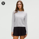 lululemon丨Cashmere 女士山羊绒修身剪裁圆领毛衣 LW3HZQS 热银狐 S