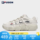 斐乐（FILA）斐乐篮球鞋女鞋BARRICADE低帮篮球文化鞋复古休闲鞋 燕麦色-T12W941206AOM 37.5