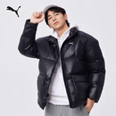 彪马（PUMA）加厚隔冷保暖轻盈短款棉服男秋冬运动休闲上衣外套687432 黑色-01 M (175/96A)
