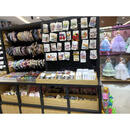 遥绾惜挂项链的货架 名创优品货架展示架 精品店展柜耳环项链展示柜头绳 200*70*150一面发卡架三面挂件