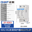 正泰（CHNT）浪涌保护器NXU-Ⅱ电源防雷器2P电涌防雷开关220V家用避雷器3P二级 NXU-ⅡG-40kA/275V-2P