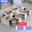 喜木来职员办公桌椅组合简约现屏风隔断财务员工办公桌 办公桌-1145
