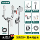 史勒芬德国电热水器U型混水阀花洒套装开关阀明装全铜体冷热淋浴水龙头 精铜水龙头+花洒套装