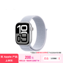 Apple/苹果 Watch Series 10 智能手表GPS款42毫米银色铝金属表壳青云色回环式运动表带MX1L3CH/B