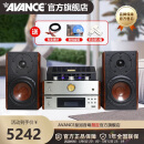 AVANCE丹麦皇冠 ADV370 迷你组合音箱音响发烧电子管双环牛胆机套装蓝牙播放家用客厅CD 品牌官方店铺 ADV370胆机组合套装