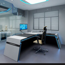 量身定制实验室取证设备专用鉴定台工作台受理办工桌数据恢复台 左L型