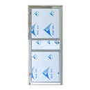 奇立彩佛山不锈钢门农村加厚304不锈钢门单开简易洗手间门201厕所门 201三格门(现货) 70x200cm