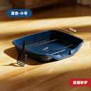 狗厕所小型犬狗狗专用尿盆冲水大型犬大小便神器泰迪尿尿砂盆便盆 围栏厕所蓝中小型犬