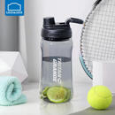 乐扣乐扣（LOCK&LOCK）大容量水杯tritan运动摇摇杯便携提手水壶男女塑料杯子1.5L黑色