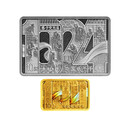 乐越中国金币2024年中国纸币千年金银纪念币交子纪念币  8克金+30克银币