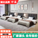 妙蕊酒店家具标间宾馆床定制旅馆宿舍专用床架1.8m出租房单双人床 1.2米三人间全套（含床垫）