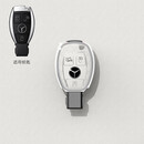 塔克尔适用于奔驰A200L钥匙套挂件A级C级包C260L扣E300L壳GLC300/GLE/GL 单钥匙壳A款本白