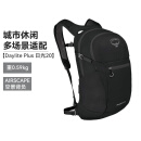 OSPREY小鹰登山包Daylite Plus日光20升徒步通勤双肩电脑背包 黑色 20L