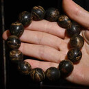 宝玺灵天然野达拉干沉香正区老料瘤疤沉水手串孤品佛珠念珠收藏木制文玩 达拉干沉香瘤疤手串