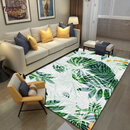 花非画轻奢大客厅地毯茶几垫卧室大面积铺垫玄关走廊大门口 绿叶子 160*230厘米