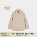 鄂尔多斯1980曦光系列 24年春季新品衬衫一手长女棉服 中驼色 160/84A/M