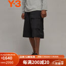 Y-3【商场同款】WRKWR SHORTS y3夏季新款宽松男士工装短裤38H63075 黑色 M