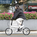 大行（DAHON）KT610折叠自行车16英寸单速男女学生上班上学城市通勤单车 白色