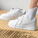 耐克（NIKE）女鞋 夏季新款时尚运动鞋AF1空军一号防滑舒适小白鞋板鞋休闲鞋子 DH2920-111纯白(GS) 36.5