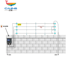 彩鲸（CAIJING）电子围栏系统全套高压脉冲围栏防盗电网报警围墙