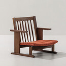 NORHOR北欧表情/日本原装进口CLASSE日式禅意/GRACE实木榻榻米座椅茶室 【现货】落霞色坐垫/胡桃木扶手款