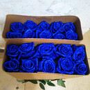 鲜花云南昆明批发蓝色妖姬玫瑰花插花花束婚庆情人节花店用花 蓝色妖姬一扎20支