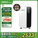 欧姆龙（OMRON）轻音5L家用制氧机医用高氧浓度大流量雾化智能遥控触屏语音Y-511W