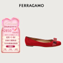 菲拉格慕（Ferragamo）女士芭蕾平底鞋 0592125_1D _70/37.5码 礼物 送女友