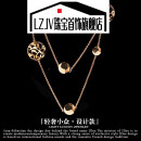 LZJV法国IDee枝蔓金色项链女长款毛衣链轻奢小众设计感法式宴会饰品 订制款：总长约94CM，最宽处约2.