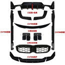 奥迈尔适用23-25款宝马新3系改装VTEN后唇前铲侧裙尾翼四出尾喉三系套件 23-25款3系VTEN6件套-亮黑款