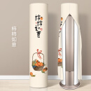 花愁颤空调防尘罩立式圆柱形柜机圆形中式客厅格力2023新款罩套 柿柿如意 全包无拉链 3P 适高180及以上