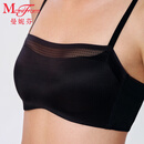 曼妮芬曼妮芬防走光抹胸式透气内衣舒适无钢圈文胸性感蕾丝女软支撑胸罩