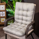 羽兜纯色办公椅垫学生坐垫靠垫一体座垫秋冬天保暖屁股垫子躺椅垫飘窗 长椅垫【烟灰】 45*100cm【成人推荐】